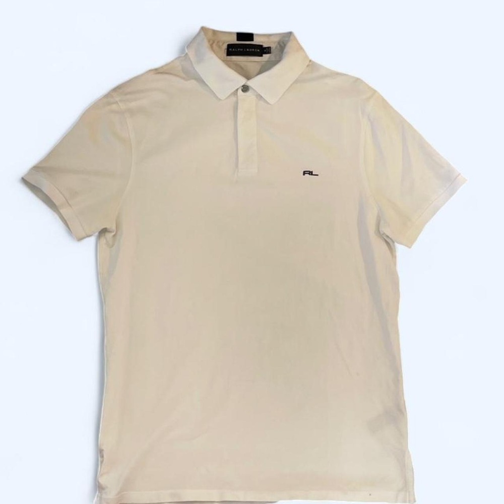 White cotton polo shirt‎ size M by Ralph Laureen
